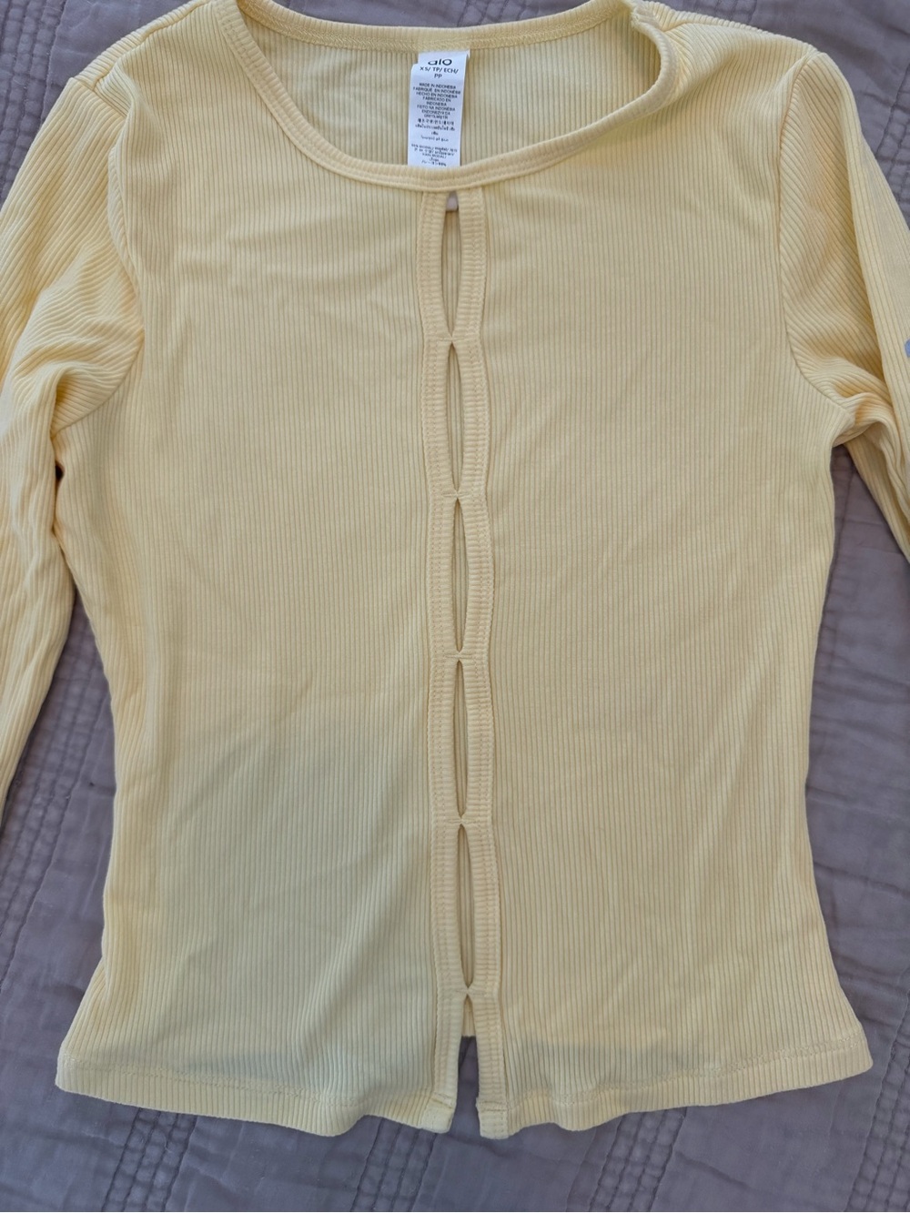 Alo Yoga Dreamlight Ribbed Modal Set XS - Picture 12 of 12